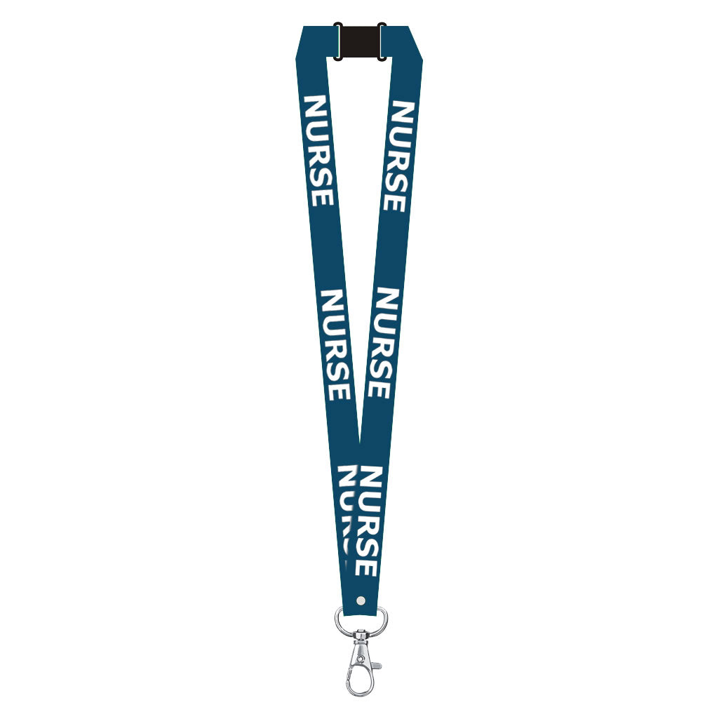 Nurse printed Lanyard neck strap, ID HOLDER Safety Breakaway Clip UK Stock Nhs health worker carer staff