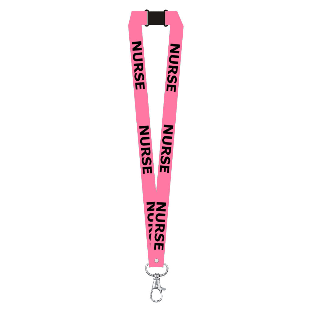 Nurse printed Lanyard neck strap, ID HOLDER Safety Breakaway Clip UK Stock Nhs health worker carer staff
