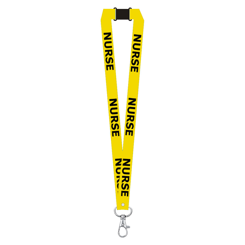 Nurse printed Lanyard neck strap, ID HOLDER Safety Breakaway Clip UK Stock Nhs health worker carer staff