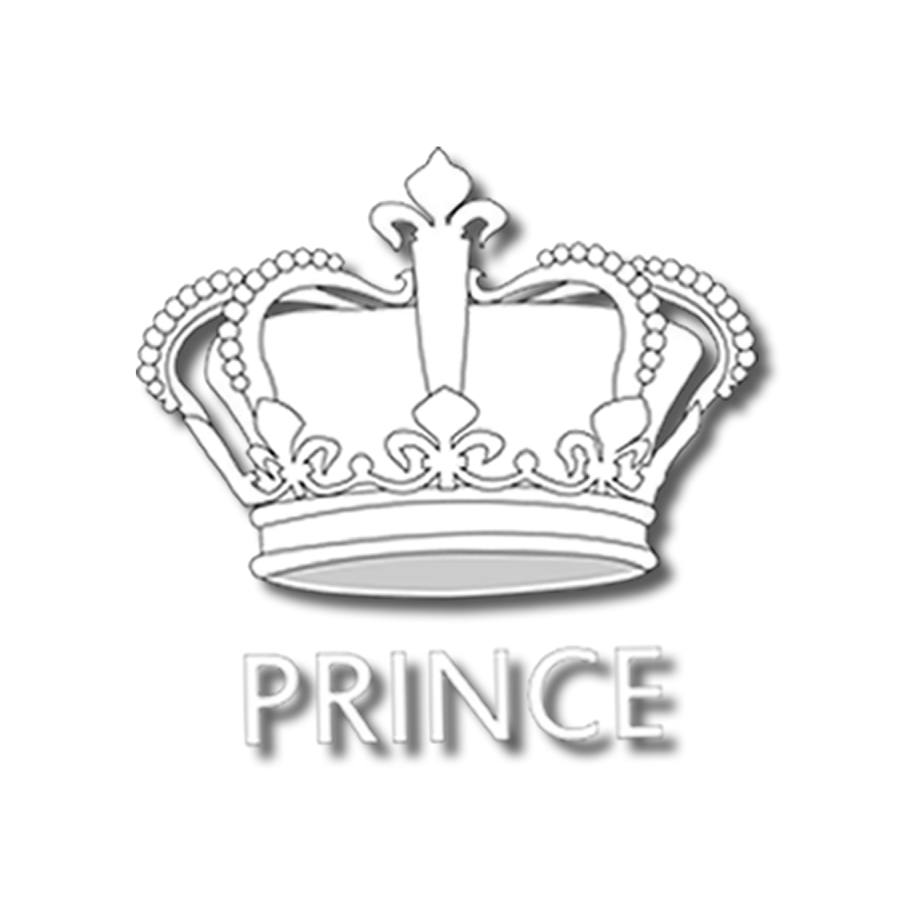 DIY The Royals - King, Queen, Prince, Princess Crown Iron on Screen Print Transfers for Fabric Machine Washable patch