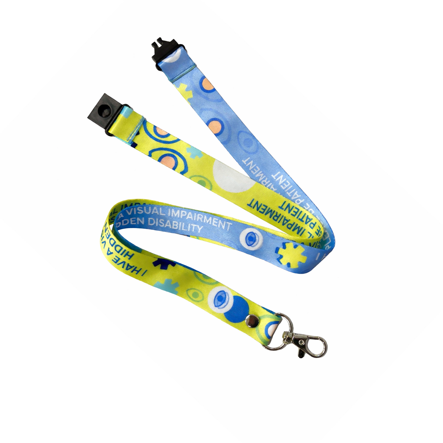 I have a visual Impairment Lanyard Key tag