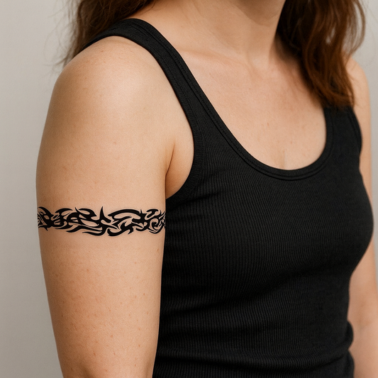 Cyber Sigilism ARM BAND TEMPORARY TATTOO  long lasting waterproof