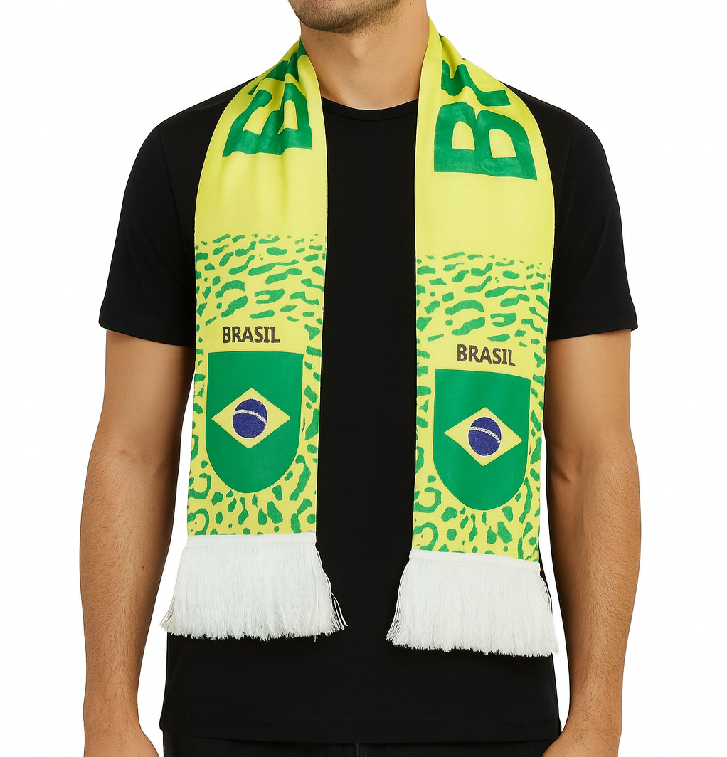 Brazil National Team Supporter Scarf Football Soccer World Cup Football Scarf for Sporting Events Fansl National Team Supporter Scarf Football Soccer World Cup Football Scarf for Sporting Events Fans