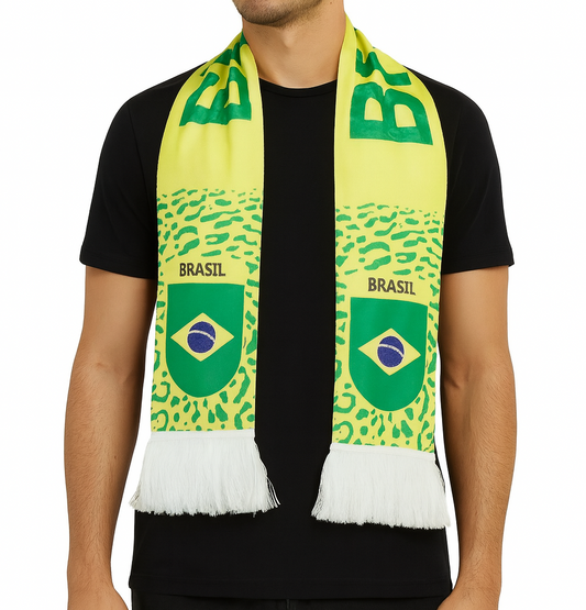 Brazil National Team Supporter Scarf Football Soccer World Cup Football Scarf for Sporting Events Fansl National Team Supporter Scarf Football Soccer World Cup Football Scarf for Sporting Events Fans
