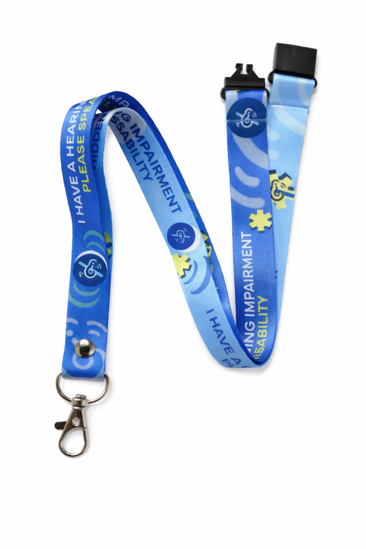 I have a hearing impairment Lanyard - neck strap