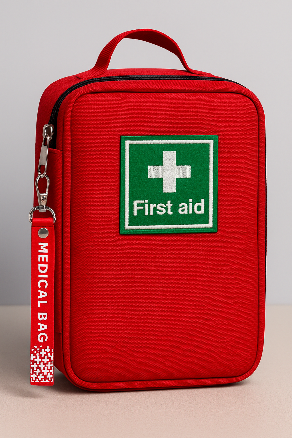 Medical Bag Chain Keyring Luggage Tag Zipper Pull Bag Key Ring Medic cross