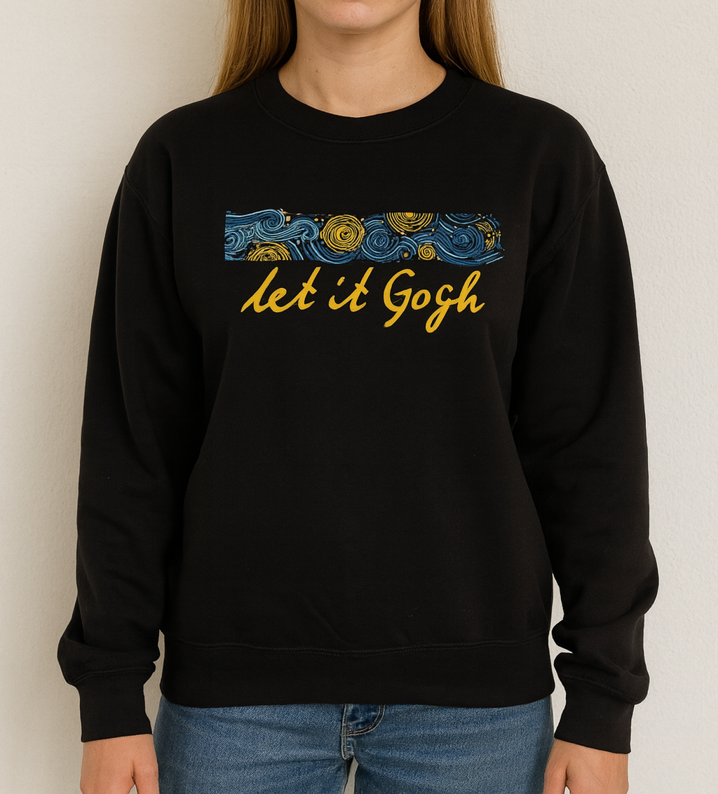 Let it Gogh Christmas unisex Christmas jumper Sweatshirt Xmas gift Let it go