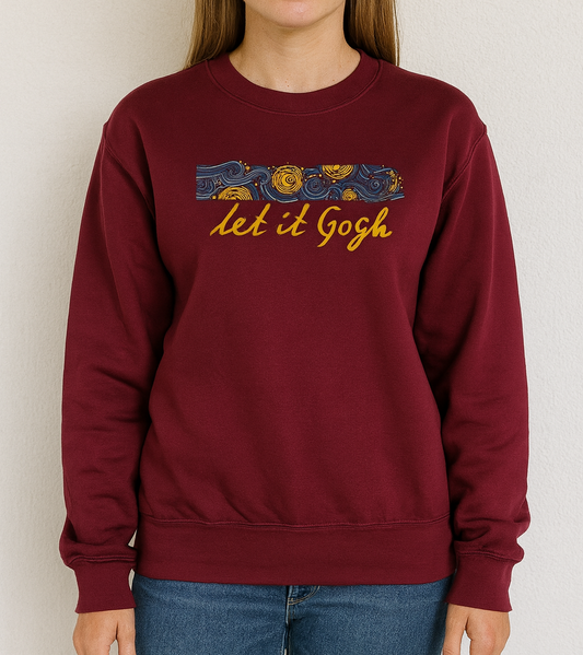 Let it Gogh Christmas unisex Christmas jumper Sweatshirt Xmas gift Let it go