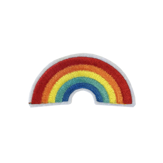 Rainbow Embroidery Iron on or Sew on Patch lgbtq gay pride Embroidered Transfer