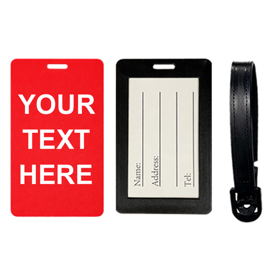 Custom Suitcase Tags, Personalised Stylish Luggage Tag, Easy to Spot