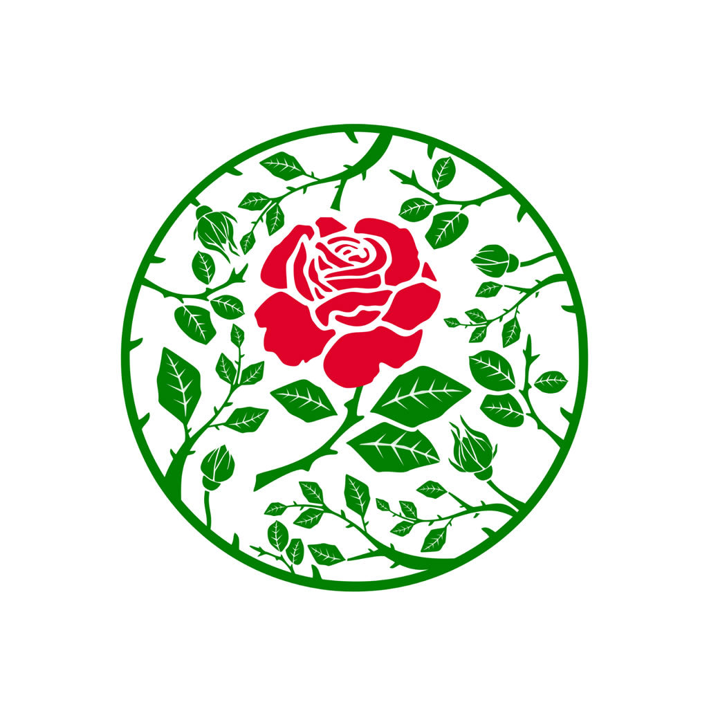 England Rose iron on Transfer patch for fabrics English team support