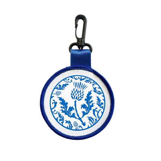 Scotland thistle Luggage Tag Pull Bag Key Ring Keyring Scottish flower Symbol
