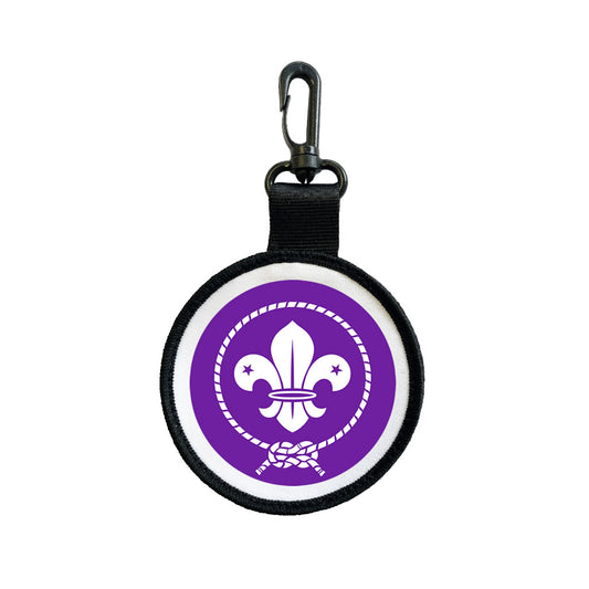 Scout Luggage Tag Pull Bag Key Ring Keyring Scouts Symbol