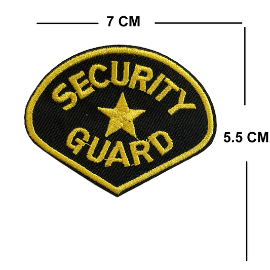 Security Embroidery Patch Iron on or Sew on embroidered officer guard