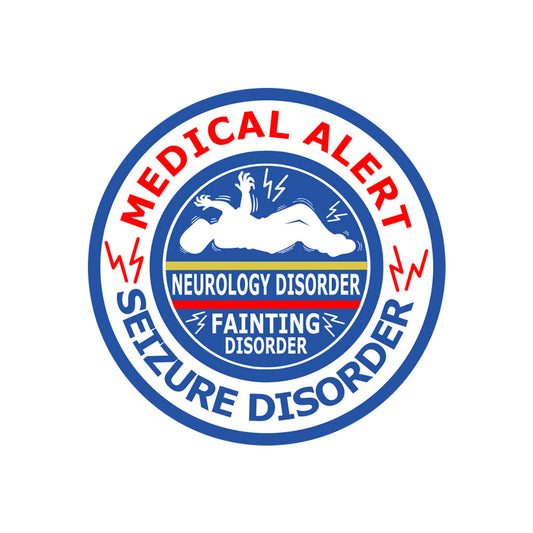 Medical Alert Seizure fainting neurology disorder  Iron on Transfer for fabrics