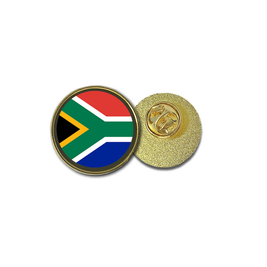 South Africa Flag Metal Pin Badge – South African Team Lapel Pin