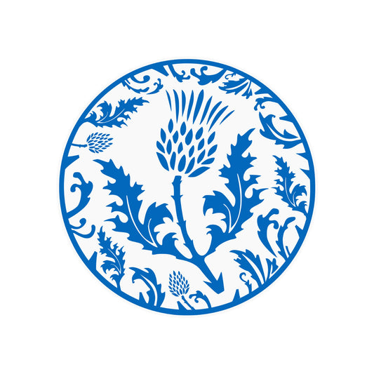 Scottish Thistle iron on Transfer patch for fabrics Scotland Team FLOWER