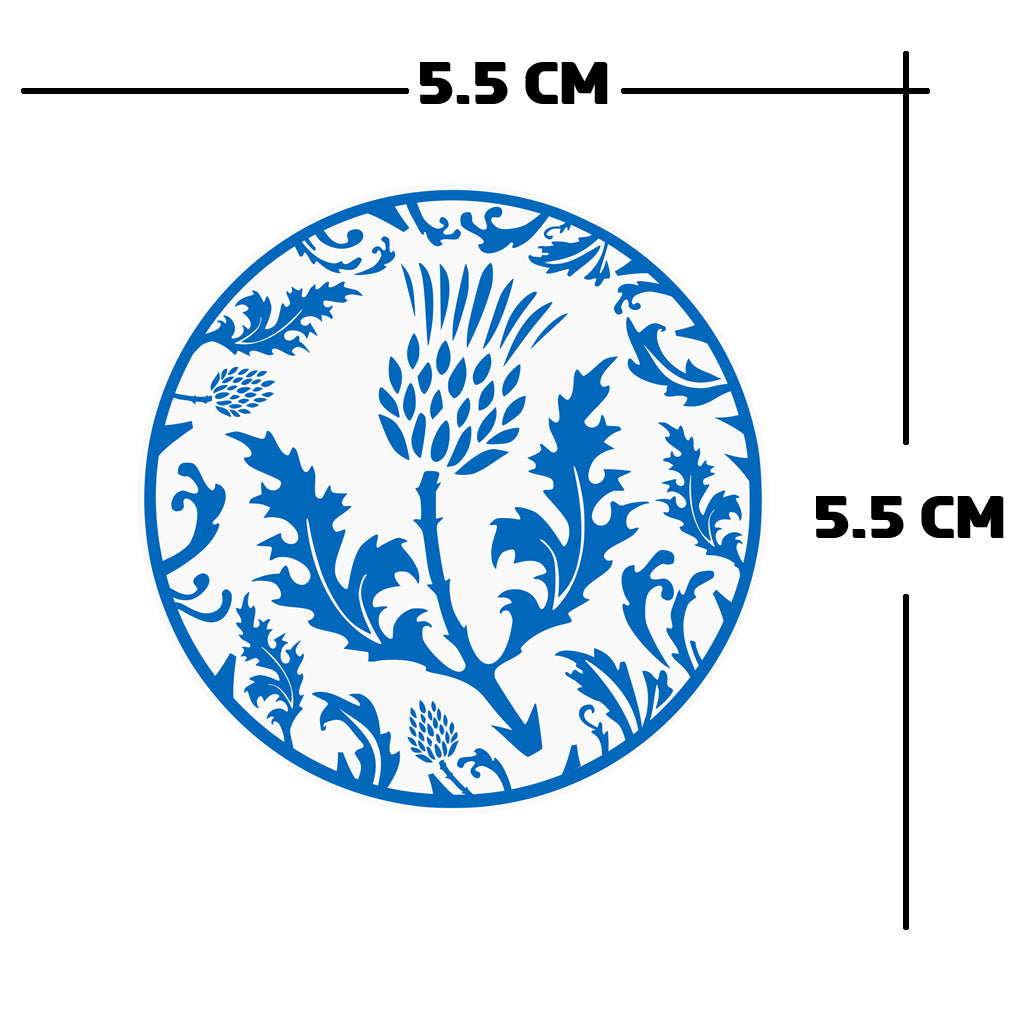 Scottish Thistle iron on Transfer patch for fabrics Scotland Team FLOWER