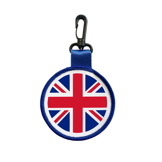 United Kingdom Flag Luggage Tag Pull Bag Key Ring Keyring Union jack UK BRITAIN