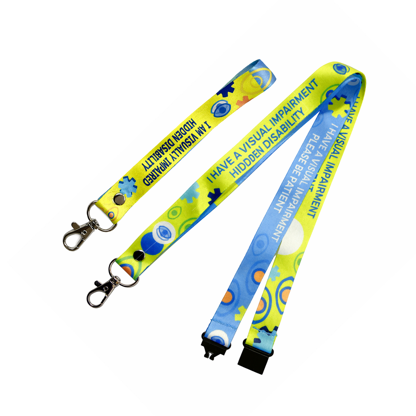 I have a visual Impairment Lanyard Key tag