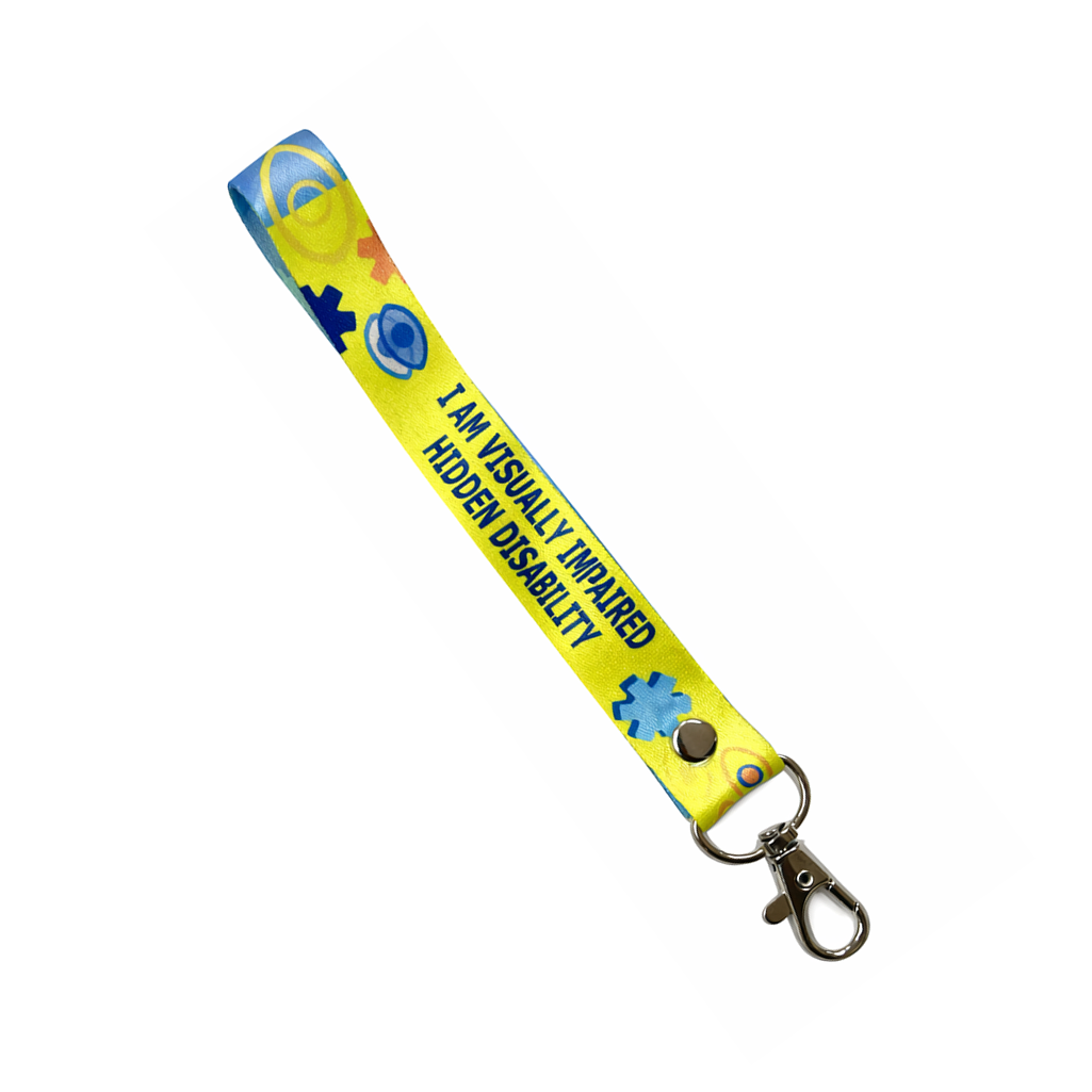 I have a visual Impairment Lanyard Key tag