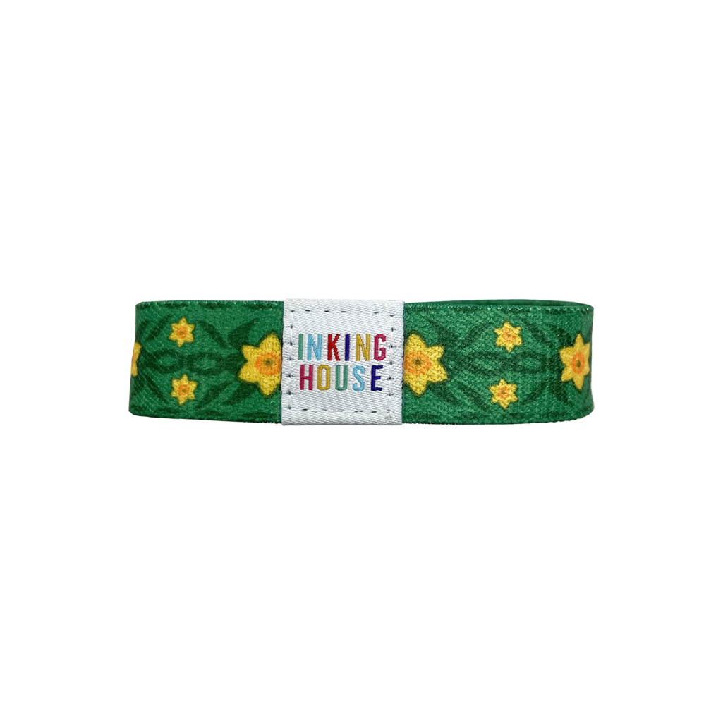 Wales elastic Wrist band wristband welsh dragon cymru team Daffodil symbol