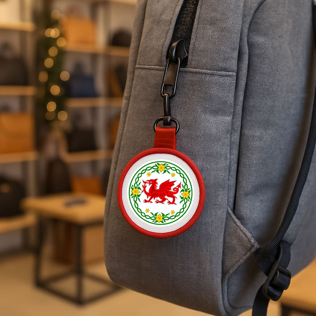 Wales Dragon Luggage / Bag Tag Daffodil