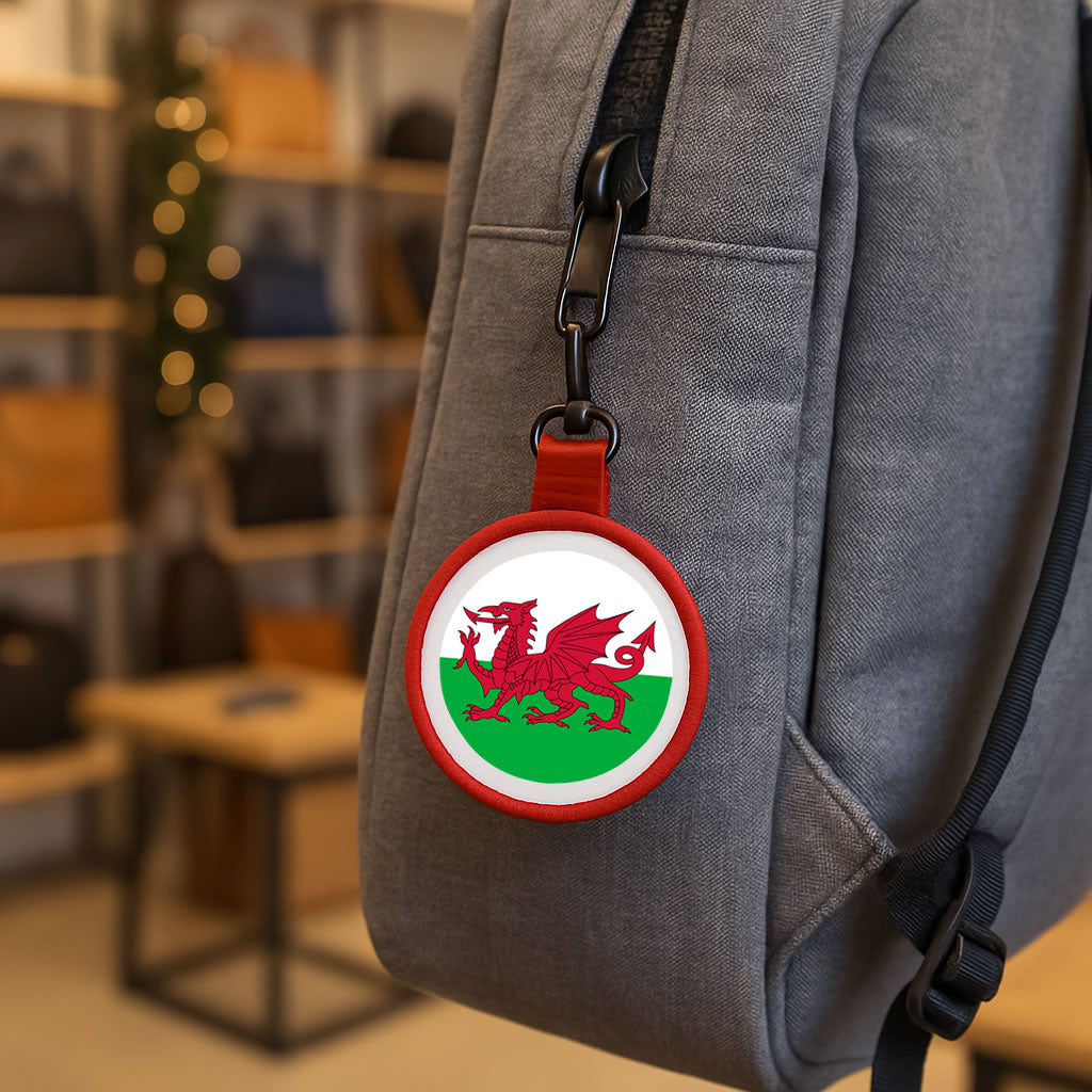 Wales Flag Luggage Tag Pull Bag TAG