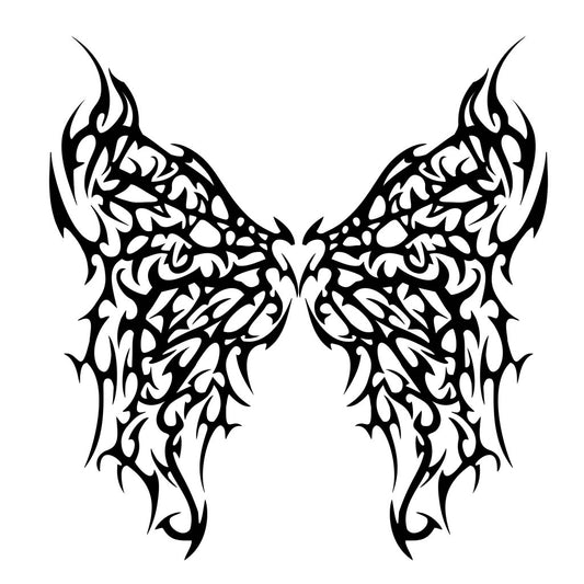 Cyber Sigilism butterfly TEMPORARY TATTOO  long lasting waterproof