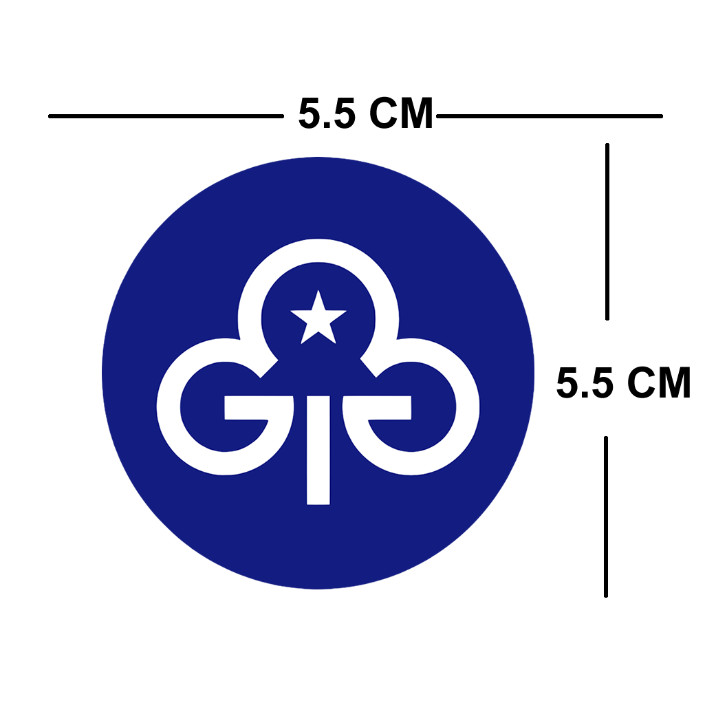 Girl guiding symbol Iron on Transfer for fabrics