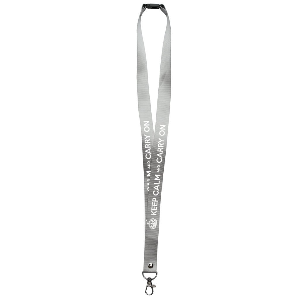 Keep Calm and Carry On printed Lanyard neck strap, ID HOLDER Safety Breakaway Clip UK Stock