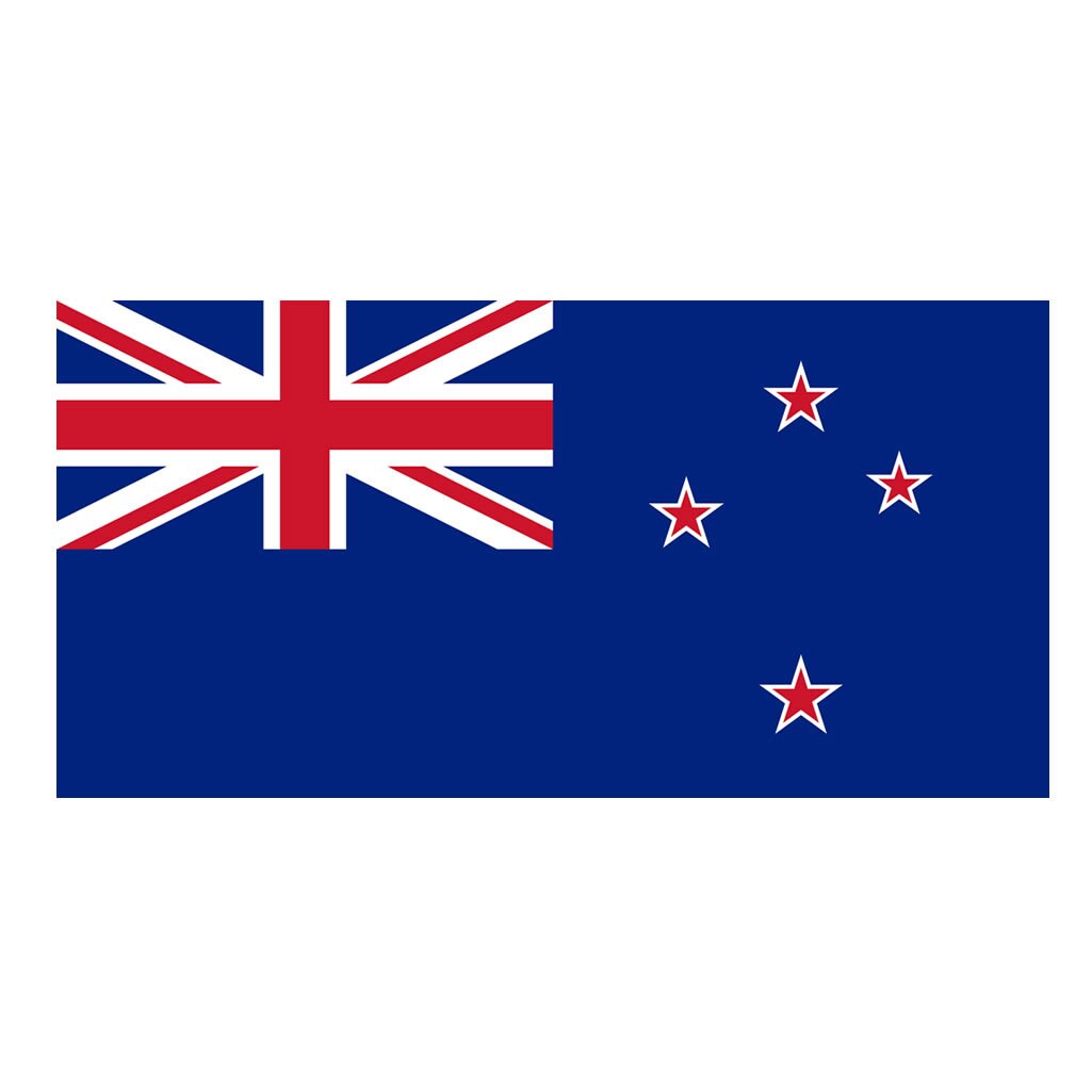 Set of 2 New Zealand Flag Iron on Screen Print Transfers for Fabrics Machine Washable KIWI Flag patch