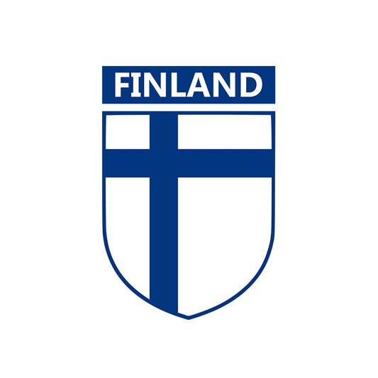 Finland Team Crest Iron on Screen Print Transfers for Fabrics