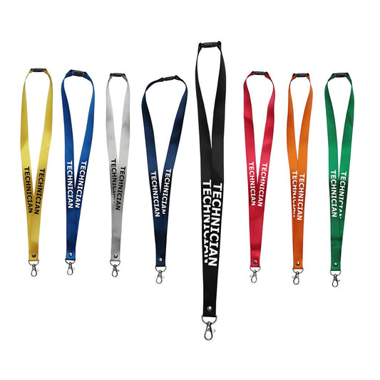 Technician printed Lanyard neck strap, ID HOLDER included Safety Breakaway Clip UK Stock