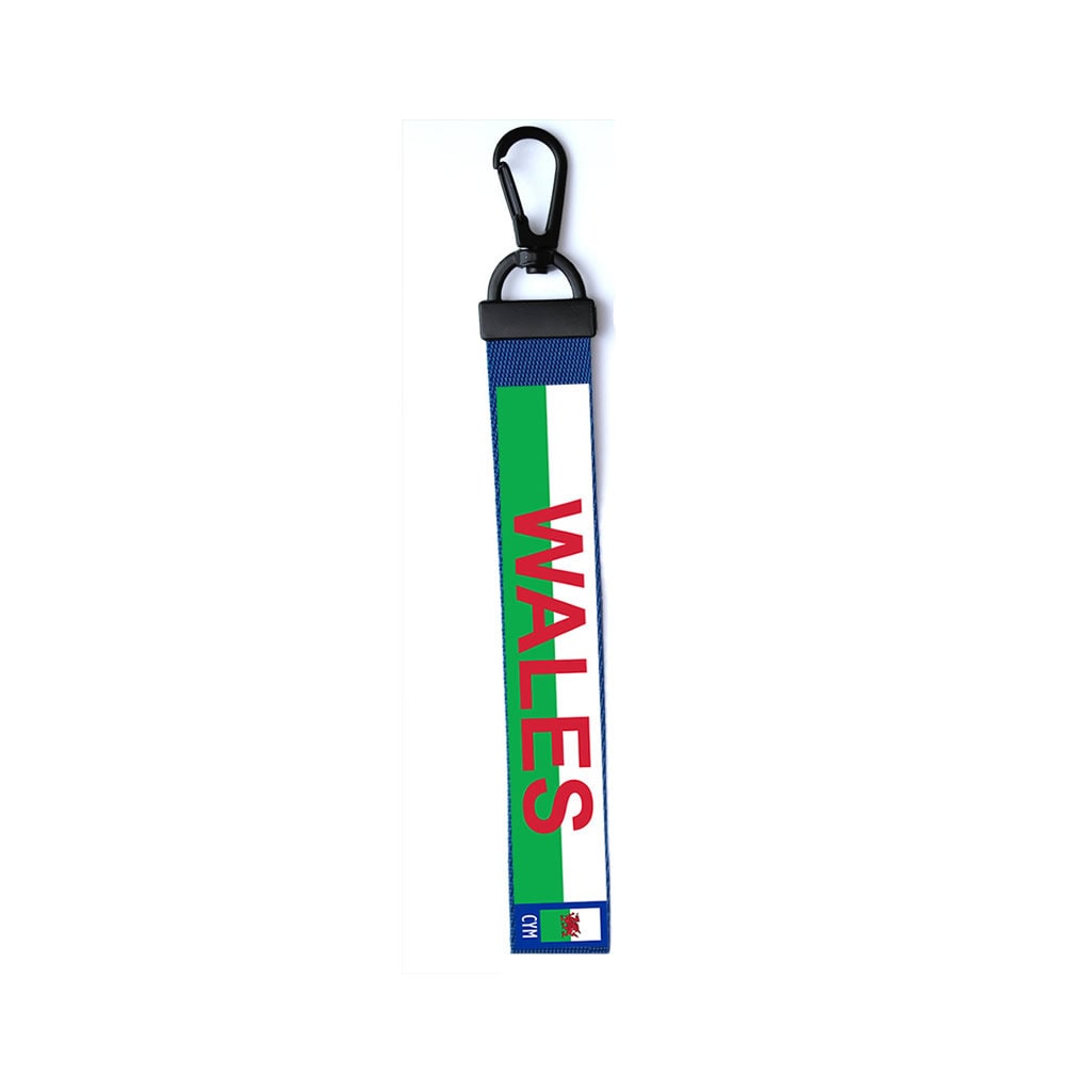 Wales Key Chain Keyring Luggage Tag Zipper Pull Bag Welsh UK Key Ring