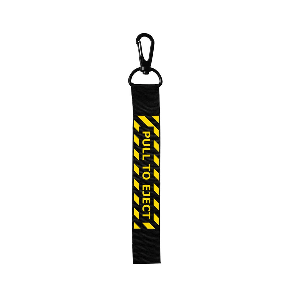 Pull to Eject Key Chain Keyring Luggage Tag Zipper Pull Bag Key Ring