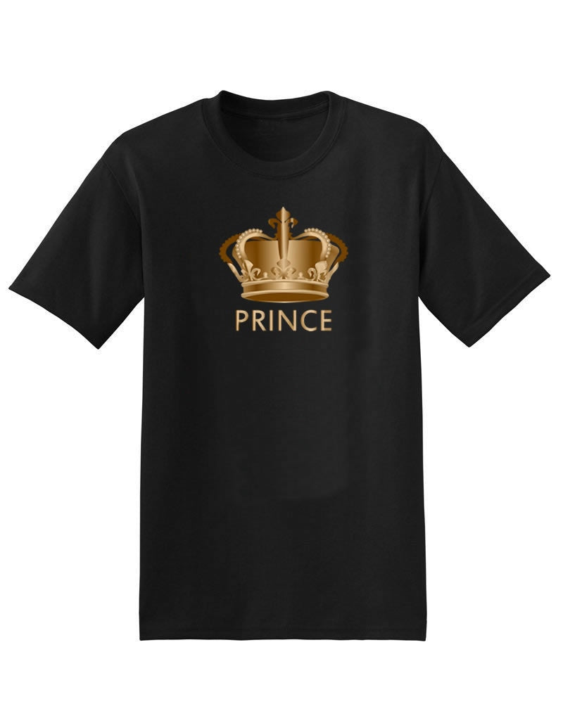 KIDS Royal Prince print unisex print Tshirt Top neck T-shirt