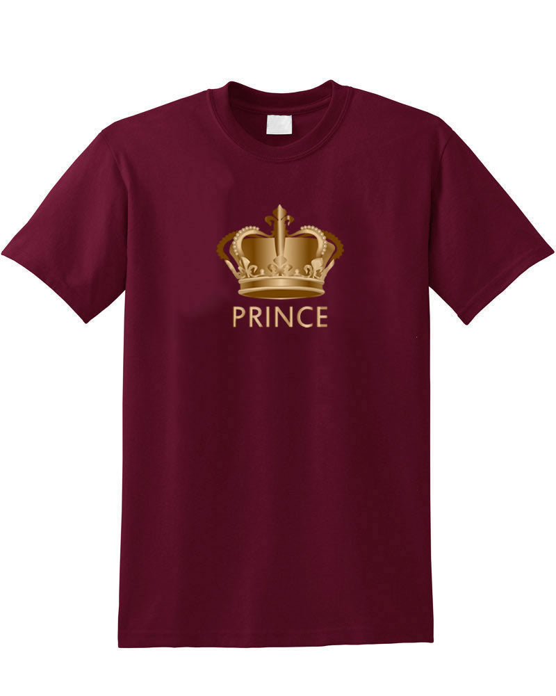 KIDS Royal Prince print unisex print Tshirt Top neck T-shirt