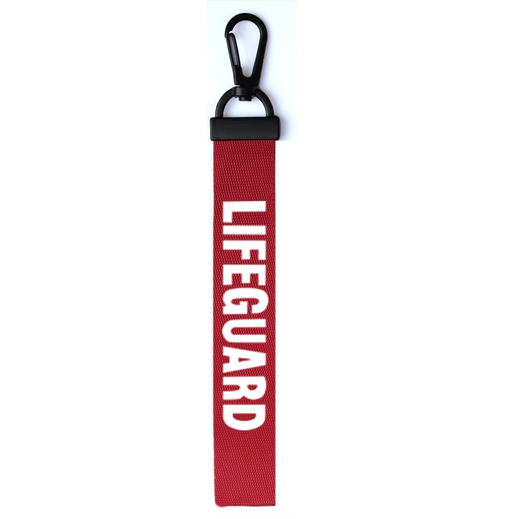 LIFEGUARD Key Chain Keyring Luggage Tag Zipper Pull Bag rescuer emergency rescue services Key Ring