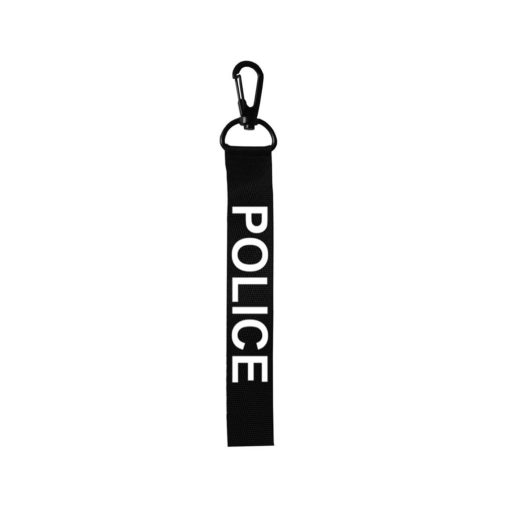 Police Key Chain Key ring Luggage Tag Zipper Pull