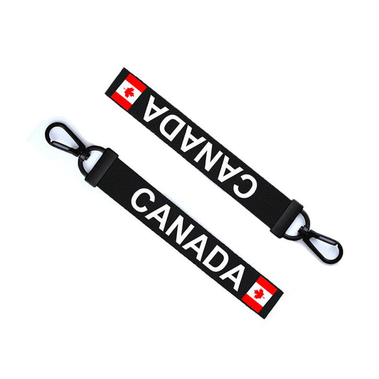 Canada Key Chain Keyring Luggage Tag Zipper Pull Bag Canadian Key Ring