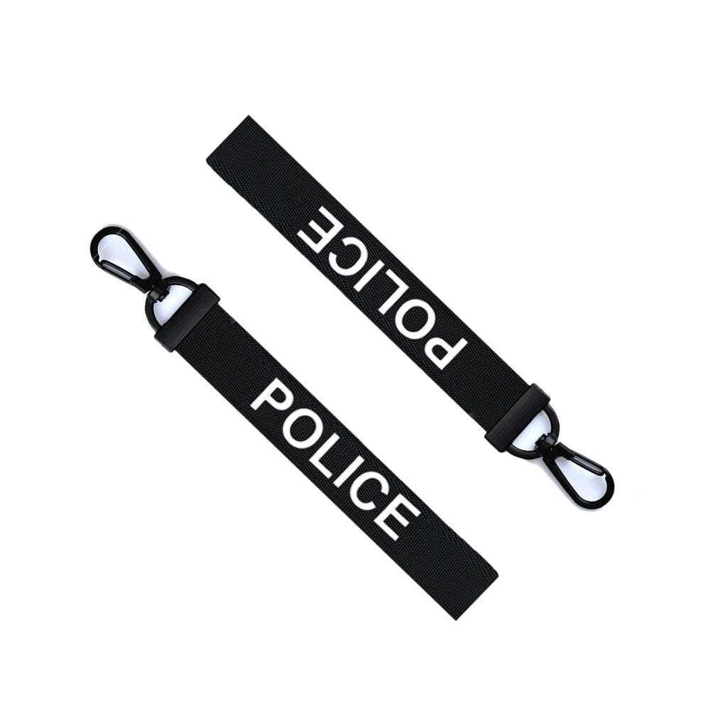 Police Key Chain Key ring Luggage Tag Zipper Pull