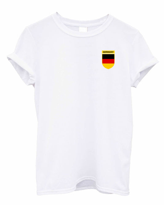 Germany Team Crest Unisex Crew neck Tshirt Support your Country football rugby cricket New Zealand German