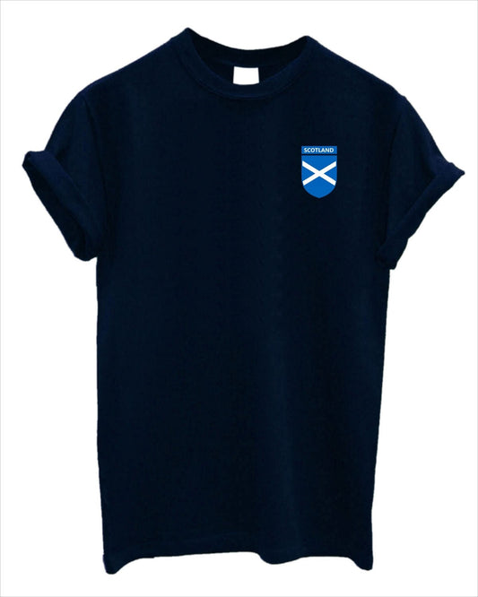 Scotland Team Crest Unisex Crew neck Tshirt Support your Country football rugby cricket Scottish