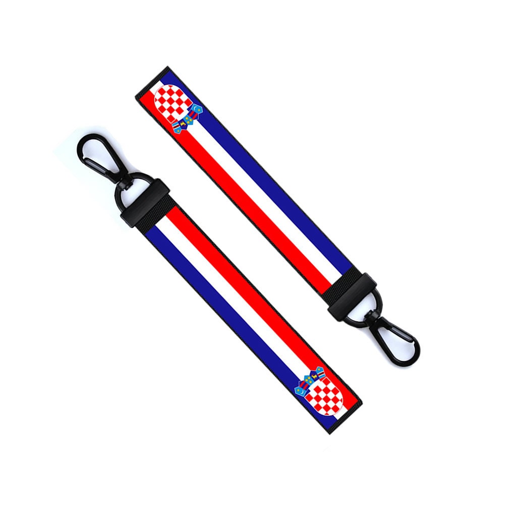 CROATIA Key Chain Keyring Luggage Tag Zipper Pull Bag CROATIAN Key Ring