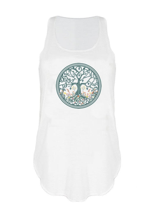 Tree of life unisex print Tank Top Singlet Vest