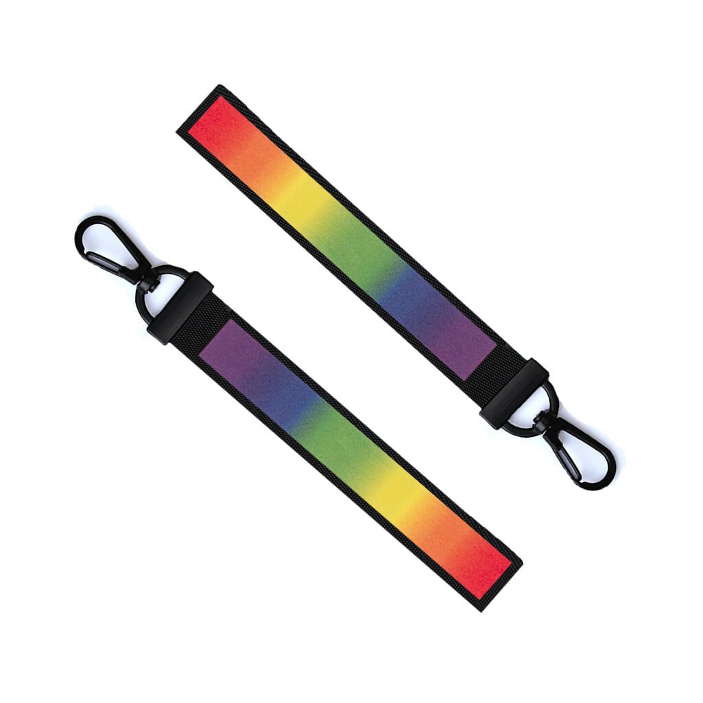 LGBT Flag Key Chain Keyring Luggage Tag Zipper Pull Bag Lesbian Gay pride rainbow Key Ring