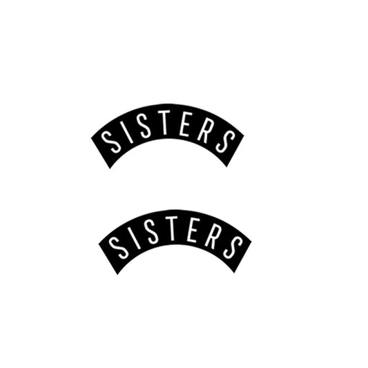 Set of 2 Sisters Temporary Tattoo Waterproof Lasts 1 week Body Face art Girl gang