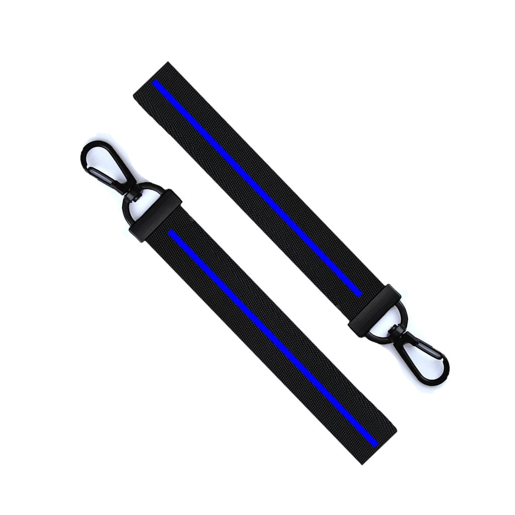 Police Thin Blue Line Key Chain Key ring Luggage Tag Zipper Pull