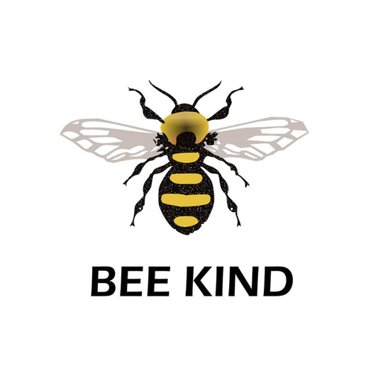 Be Kind TEMPORARY TATTOO Waterproof Lasts 1 week Body Face art Bumble Bee Kind